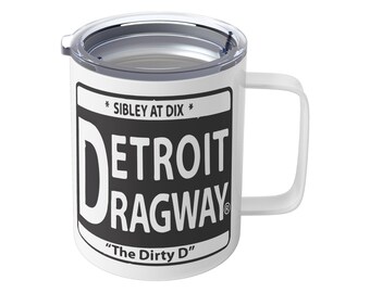 Detroit Dragway® Dirty D Insulated Coffee Mug