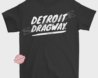 Detroit Dragway® Est 1959 Short Sleeve T-Shirt Image On Front