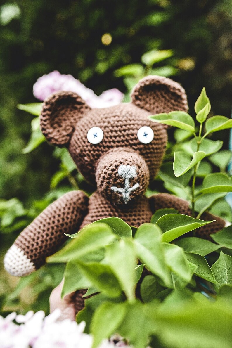 Mr Bean Teddy Handmade crochet soft teddy bear toy | Etsy