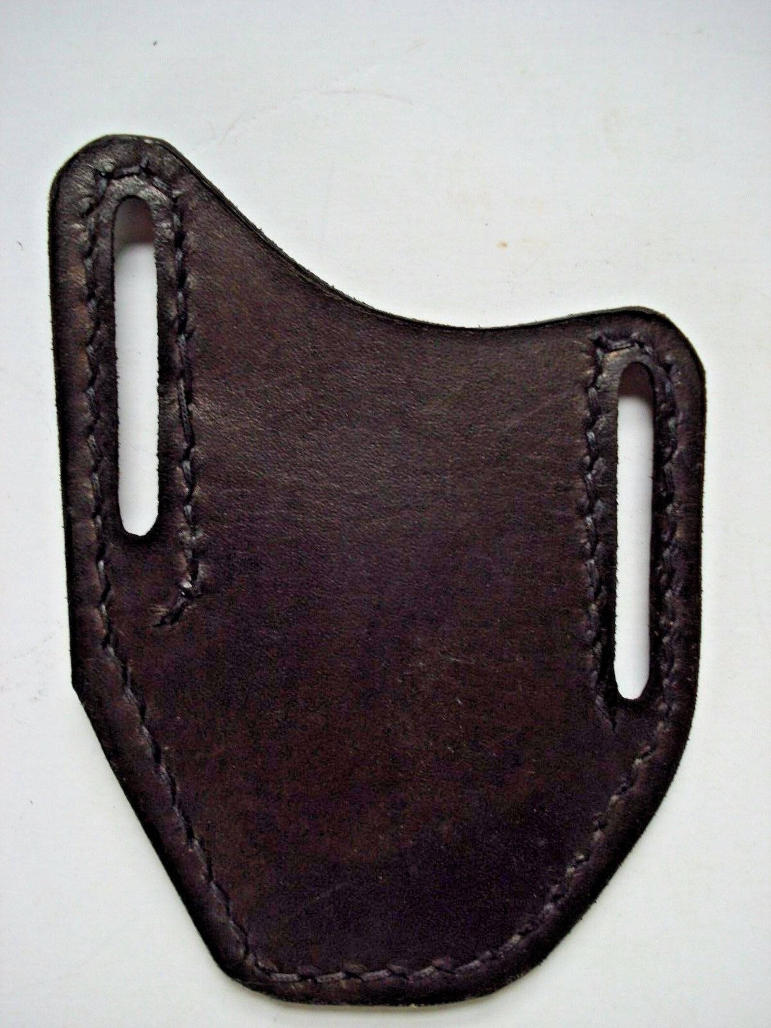 Custom Made Leather Pancake Knife Sheath Hand Tooled Leatherworking Etsy