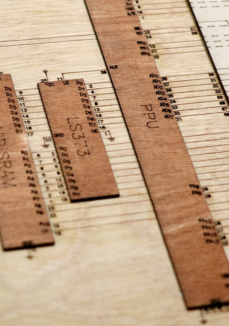 Laser Cut Wood NES Schematic image 4