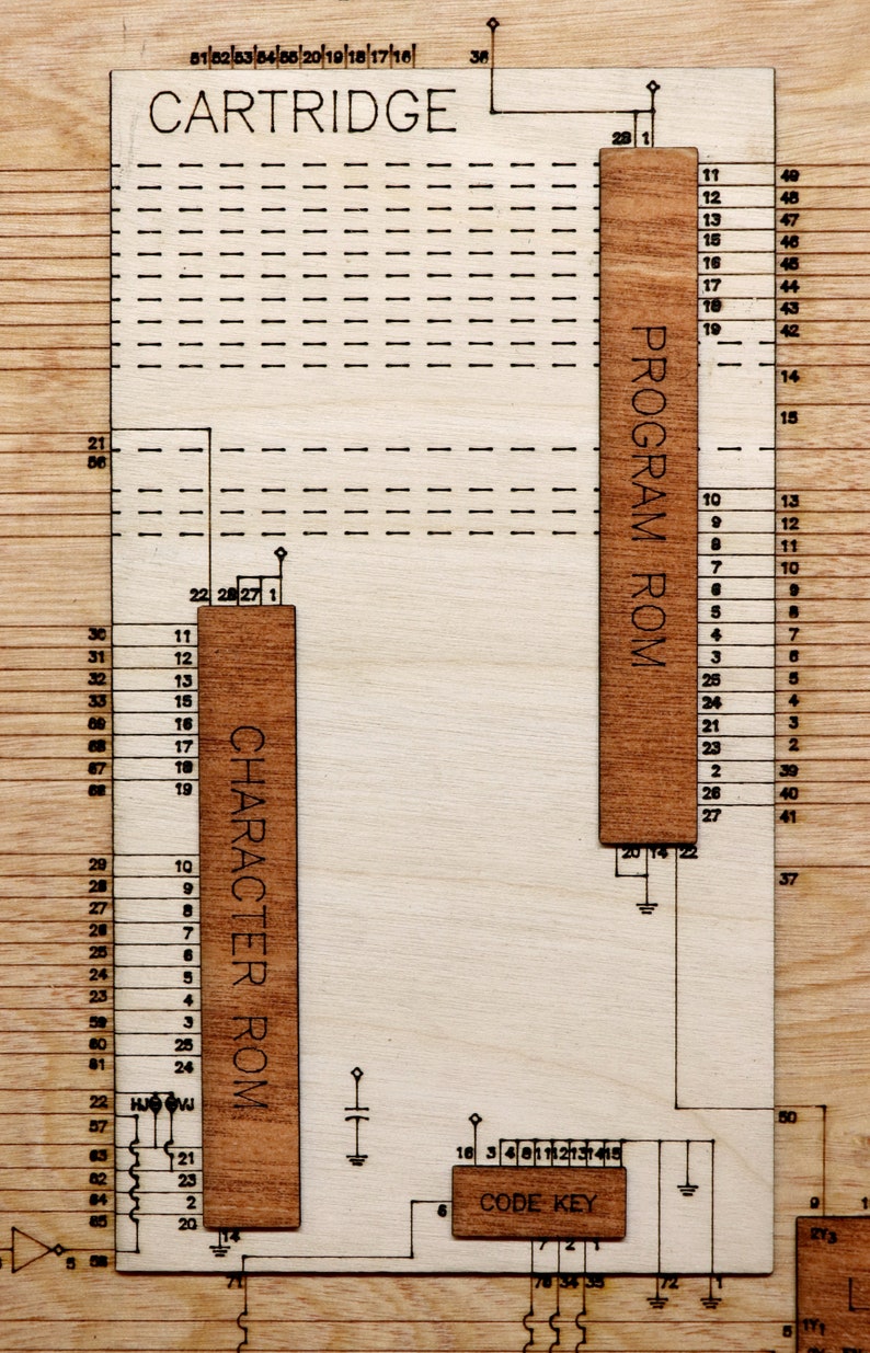 Laser Cut Wood NES Schematic image 3