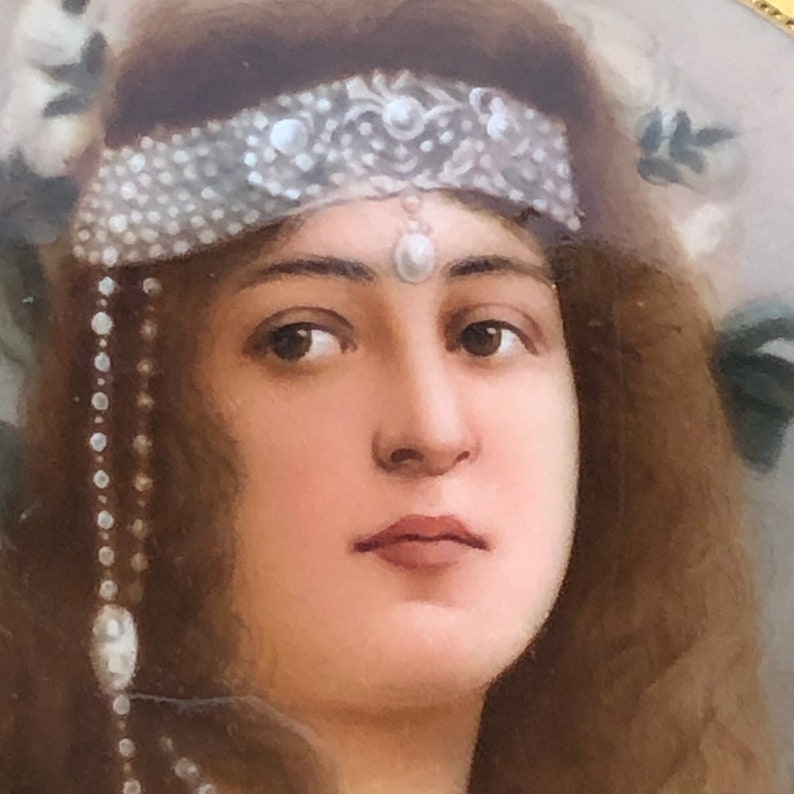 Placa de retrato de Cleopatra estilo real de Viena | Etsy