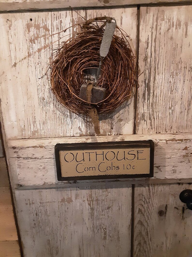 Primitive/country/farmhouse/outhouse/bathroom/ Corn Cobs 10 Etsy
