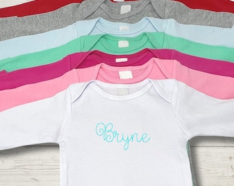 Bata de hospital personalizada para recién nacidos: traje de algodón bordado para volver a casa