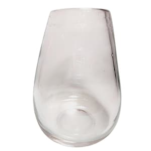 Vintage Light Pink Glass Vase Candleholder 7.5&quot; Tall Flowers or Candles