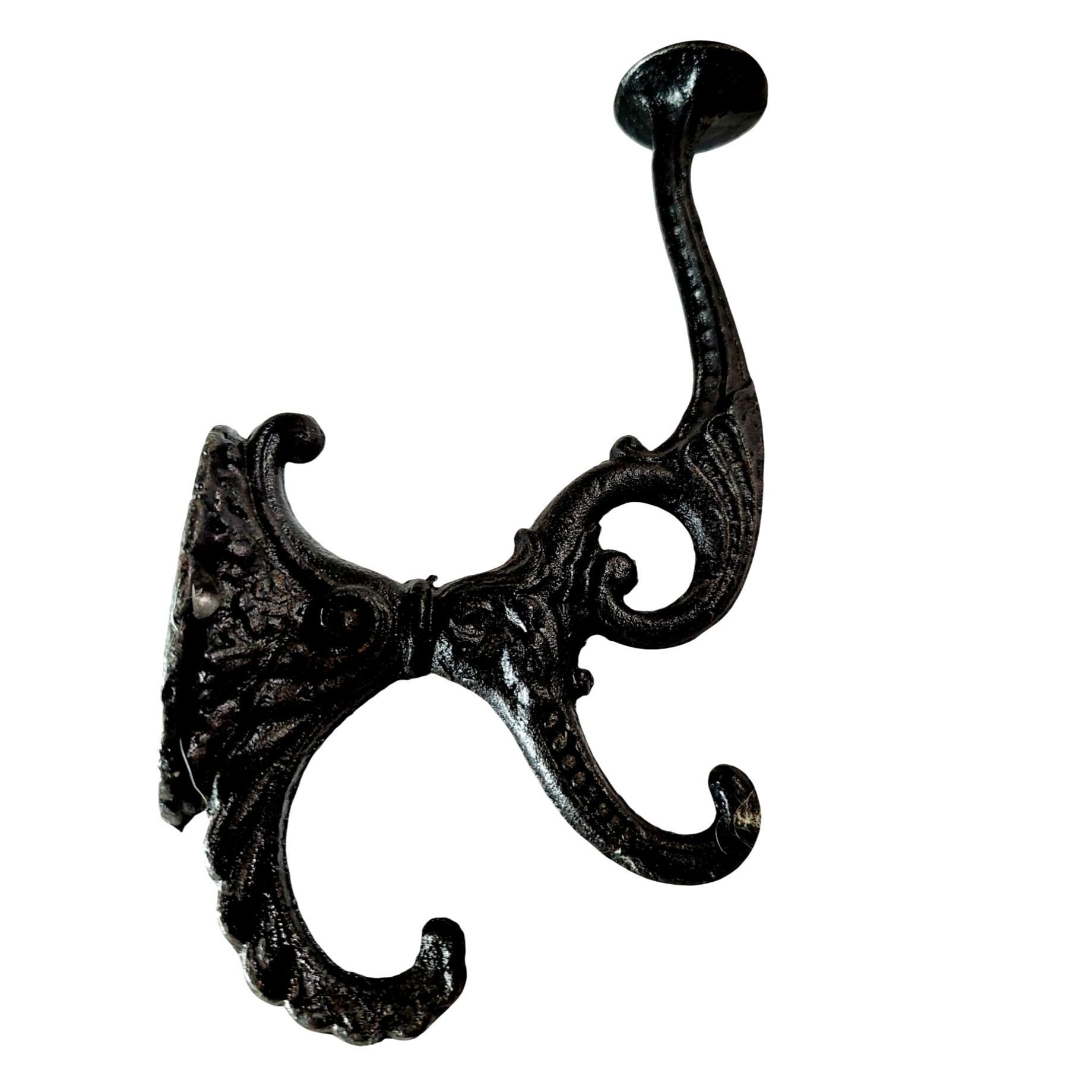 CAST RON VNTAGE VCTORAN RETRO HAT AND & COAT HOOKS HANGER PEGS | eBay