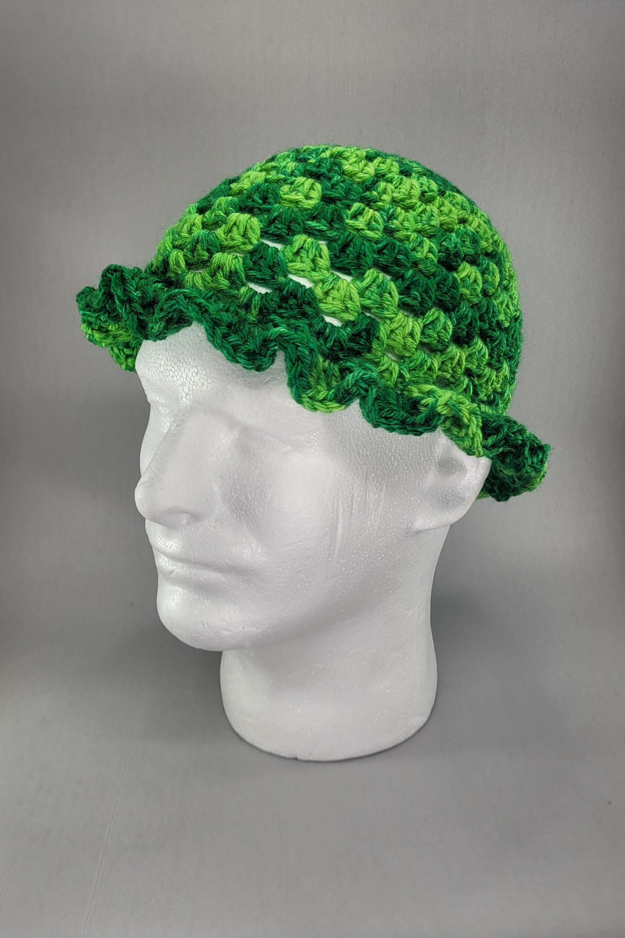 Ruffle Brim Bucket Hat - Etsy