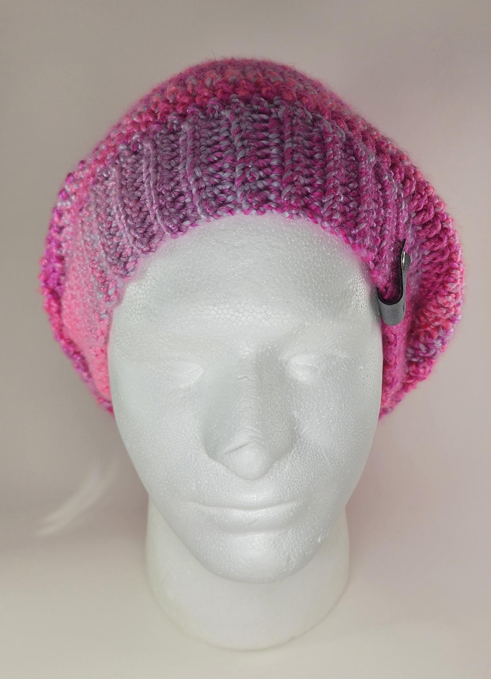 Super Slouch Beanie - Pink - Etsy display picture 2