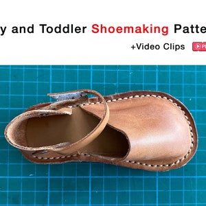 Handcrafting Pattern for DIY Baby&Toddler Leather Sandals (PDF file Download,21 Pages) and How to making VDO clips.