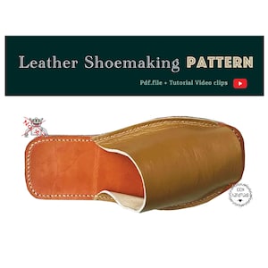 Women Leather Sandals Shoemaking Digital Download Patterns