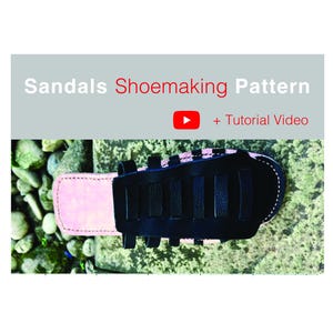 Women Slip On Leather Sandals Making Pattern