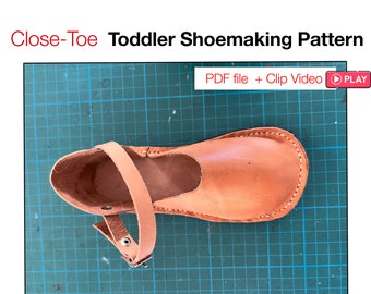 DIY Toddler Leather Sandals (PDF file Download,14 Pages) and How to making VDO clips.