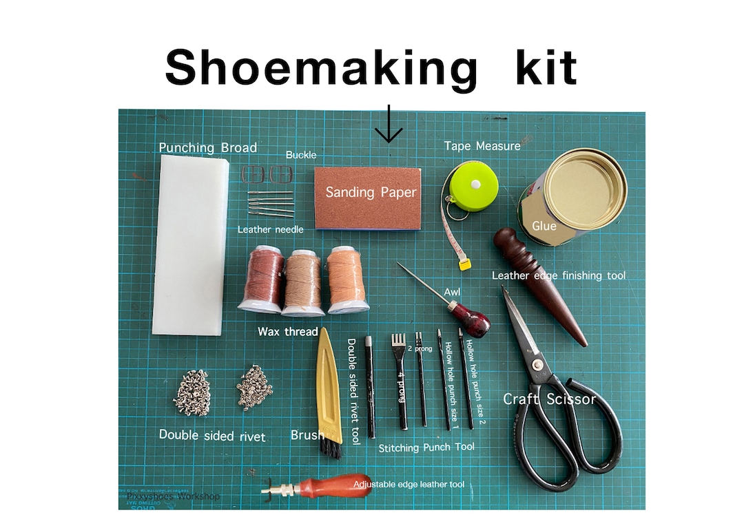 Shoe Making Kit Tools to Make Your Own Leather Shoes at Home. Etsy