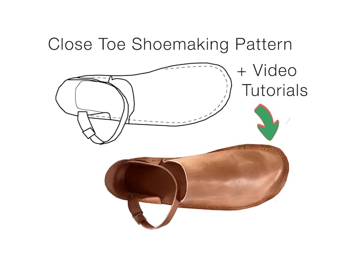 Handcrafting Pattern for DIY Pointed-toe Leather Sandals (instant PDF ...