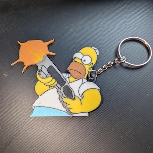 Simpsons keychain