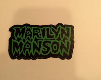 Marilyn Manson waterproof vinyl sticker