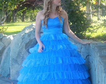 Women's Blue Cinderella 2015 Prom Dress size M
