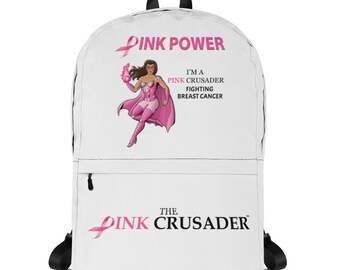 Roze Crusader Breast Cancer Awareness-rugzak 1