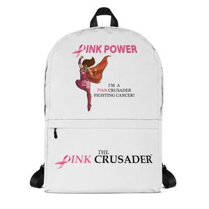 Mochila Pink Crusader para la concienciación sobre el cáncer de mama 2