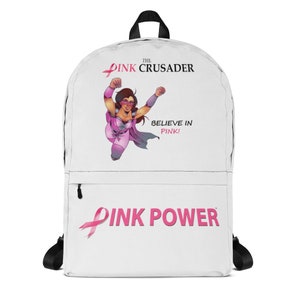 Pink Crusader Breast Cancer Backpack 2 image 1