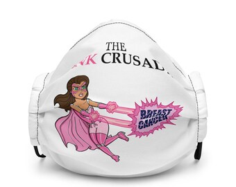 Roze kruisvaarder Borstkanker Gezicht Masker 4