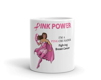 Roze kruisvaarder Borstkanker Mok 1