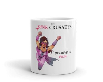 Pink Crusader Breast Cancer Mug 3
