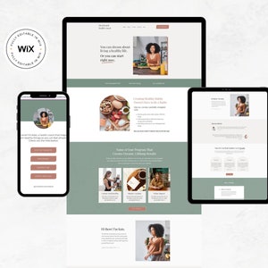 Wix Website Template for Coaches / Storybrand Website Template / Storybrand Framework Website /Life Coach Website Template/ Health Website