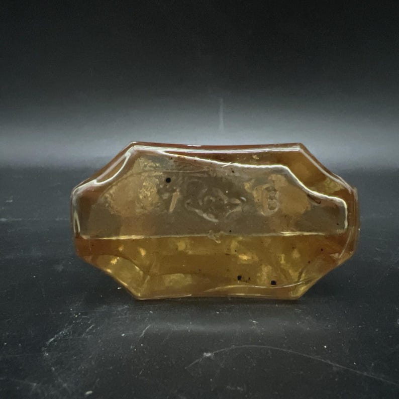 Vtg Coralie Cleaning Fluid Bottle Fieth Brothers Kansas City Glass Prop image 7