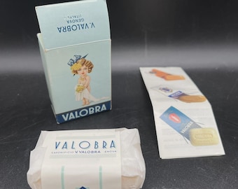 ヴィンテージ Valobra Primula 石鹸ボックス インサート イタリア ジェノバ 高級シェービング ケルビム グラフ