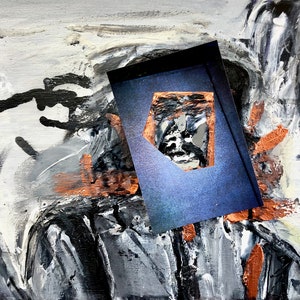BELIEF - Che Guevara Black, White, & Grey Ink Acrylic Oil Painting by Steven Tannenbaum Tao-E (Original) 11&quot; x 14&quot;
