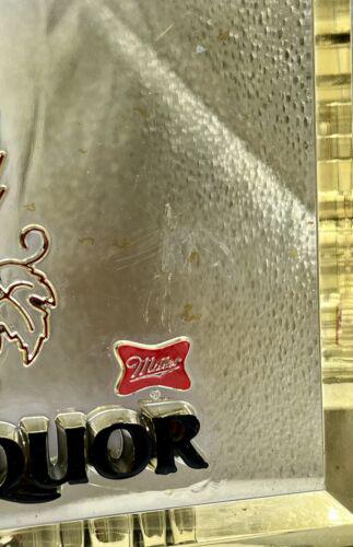 Vintage Miller MAGNUM Malt Liquor Beer Gold Red Black Square