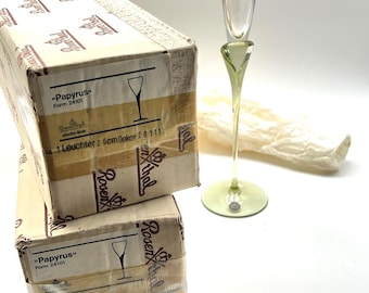Lámpara de techo vintage Rosenthal Studio Line PAPYRUS, de una sola luz, de cristal, 25 cm (juego de 2) 24101