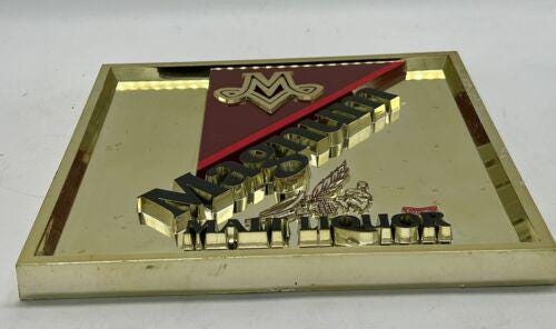 Vintage Miller MAGNUM Malt Liquor Beer Gold Red Black Square