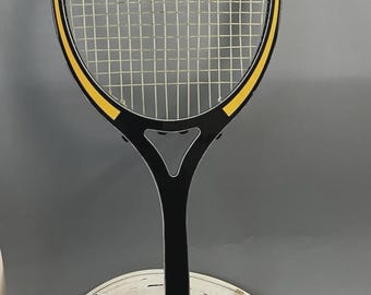 Vtg Yamaha YFG 50 Composite Tennis Racquet L4 4 1/2 With Cover Japan As-Is