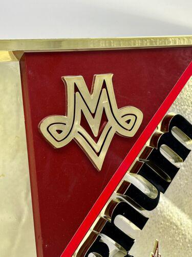 Vintage Miller MAGNUM Malt Liquor Beer Gold Red Black Square