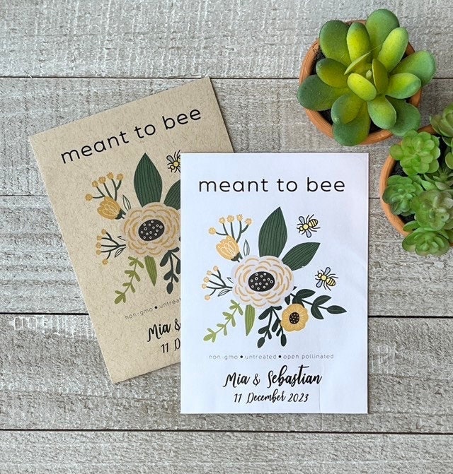 Personalized Seed Packet Favor