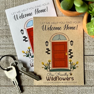 Real Estate marketing custom seed packet, seed included, personalized photo seed packets