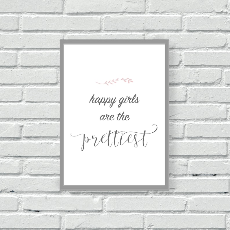 girls bedroom wall print beauty quote inspirational quote etsy