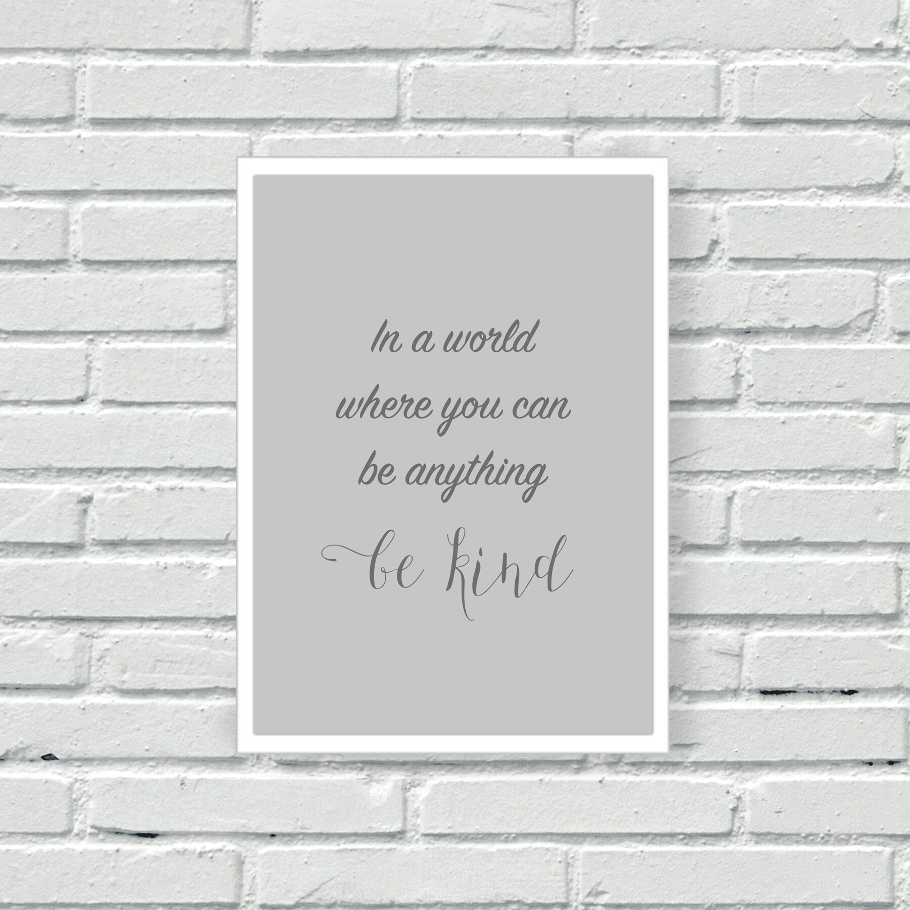 Blush and Grey wall prints set of three wall art Etsy