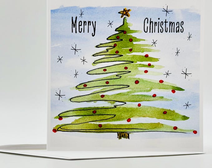 Merry Christmas Tree Card