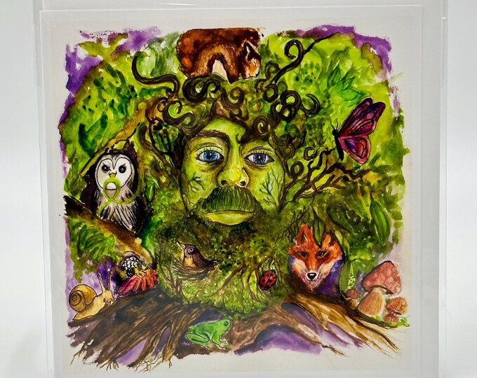 Enchanted Woodland Spirit Greeting Card