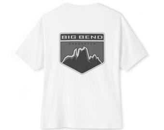 Bronco Horse Chest Logo Tee | Big Bend Graphic Back T-Shirt