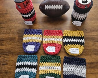 NFL Drink Can Cozies. Water Bottle Cozies.
