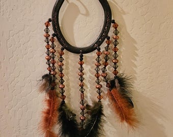 Horseshoe Dreamcatcher, Handmade.
