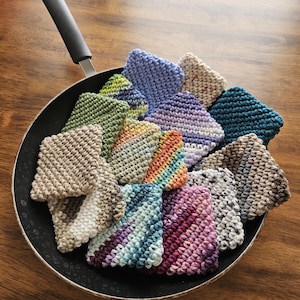 Crochet Kitchen Scrubbies Set of 2 Double-Thick