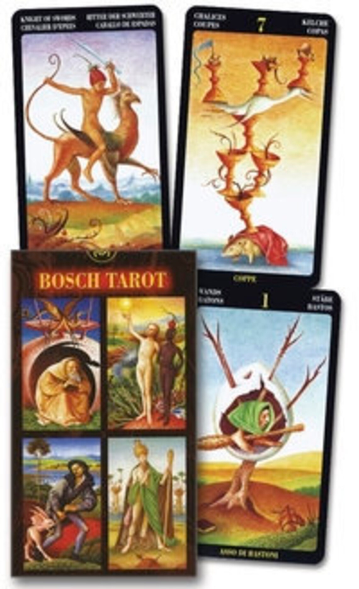 Bosch Tarot Deck 1500s Vintage Art Tarot Cards Surreal Fantasy Etsy