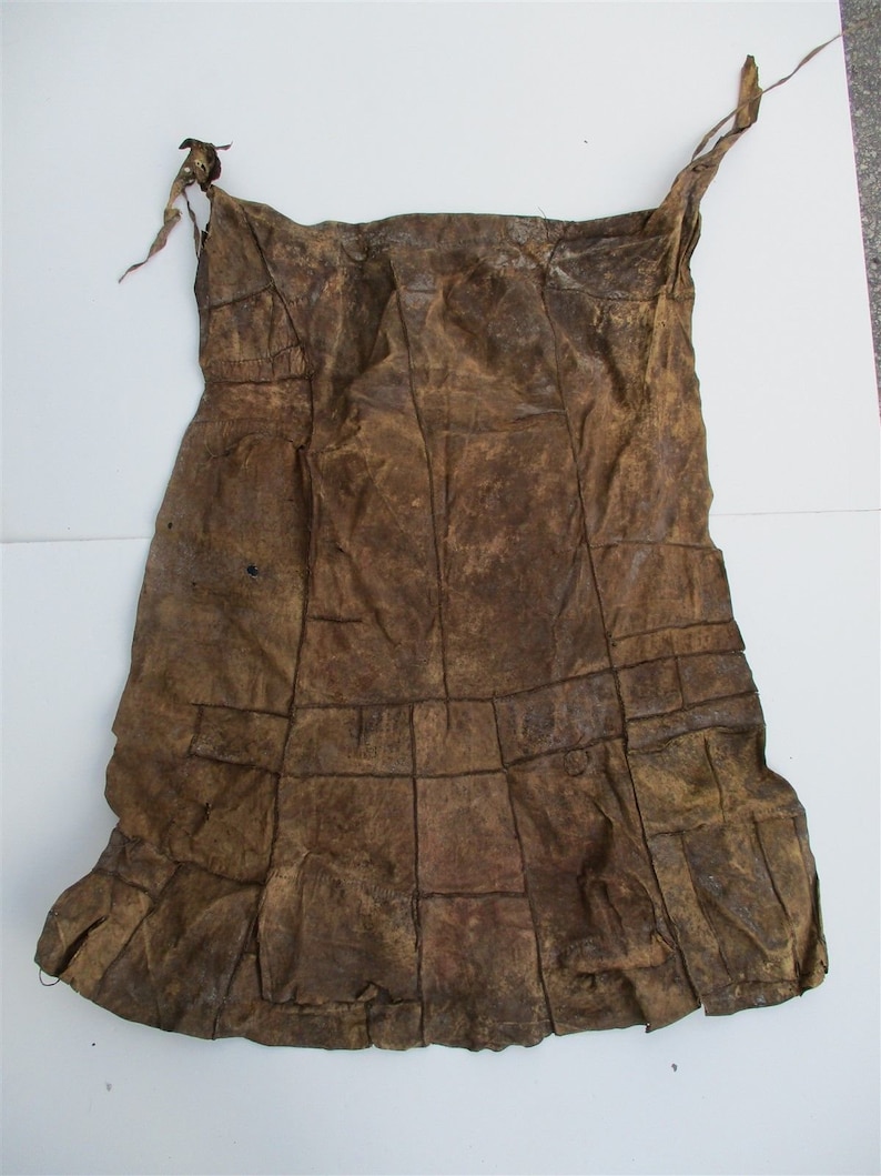 Turkana Animal Hide Apron Skirt Ekude Arach Tribal Clothing Kenya East Africa