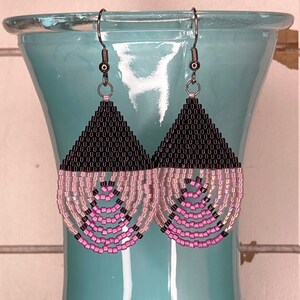 Handmade beaded earrings